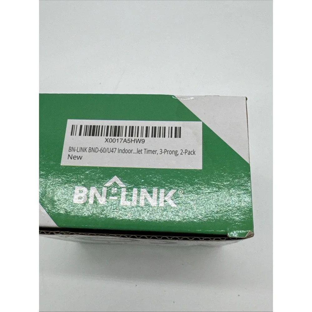 2‎ Set BN-Link Heavy Duty Mechanical 24 Hour Timer Dual Outlet 3 Prong New